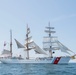 USCGC Eagle underway in the Baltic Sea