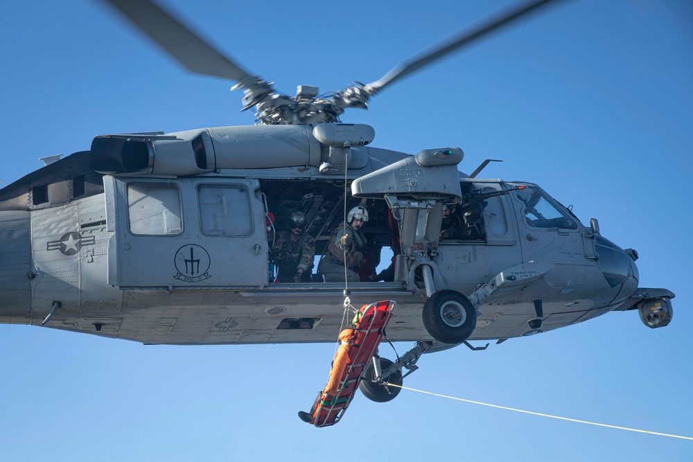 EOD Mobile Unit 6 Conducts an HVBSS Drill Aboard USS Normandy