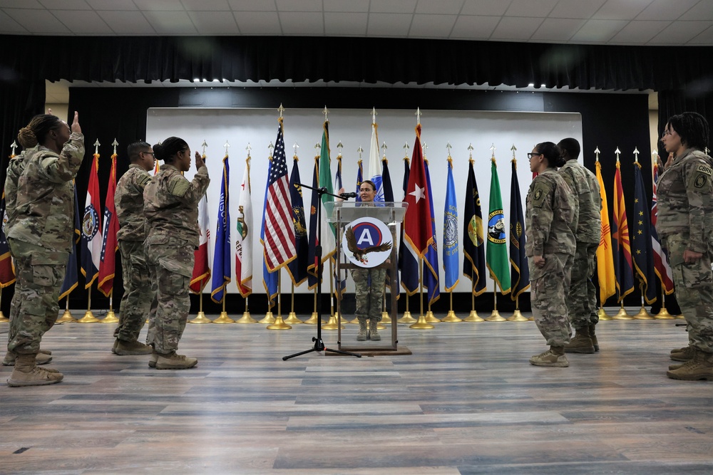 248th Army Birthday Celebration and Reenlistment Ceremony, Kuwait, June 2023