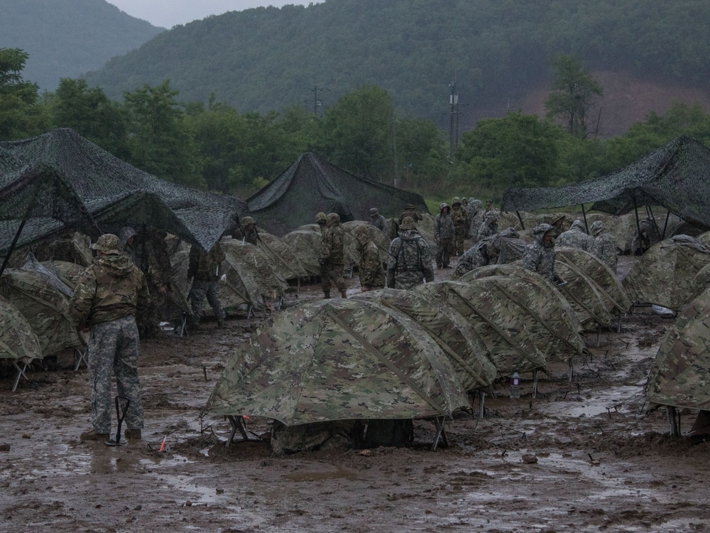 The 1-134th Cavarly Squardron conducts annual training in South Korea