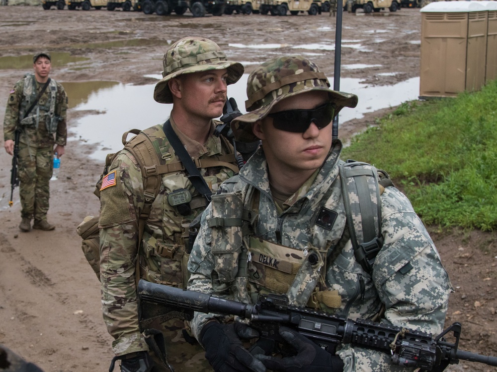 The 1-134th Cavalry Squadron conducts annual training in South Korea