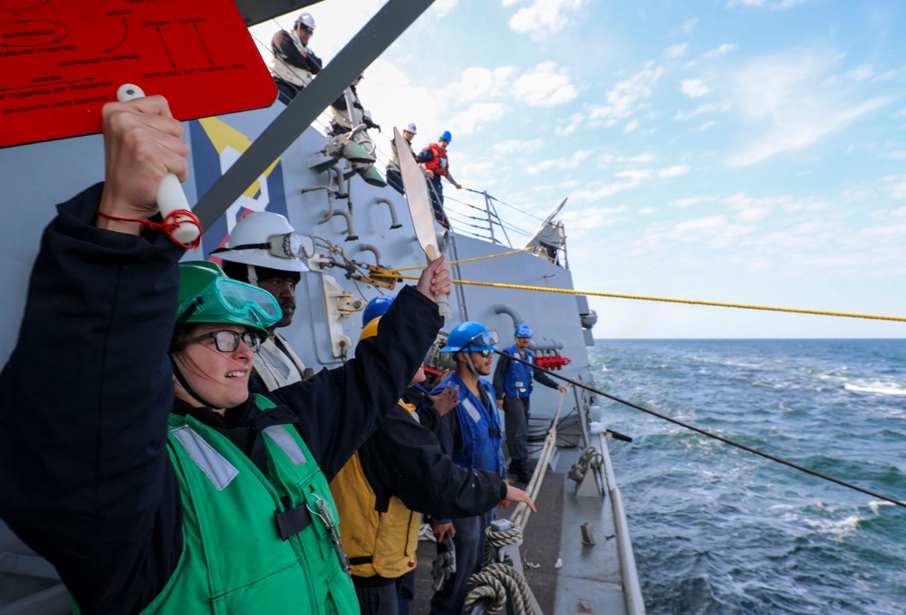 BALTOPS 23: USS Paul Ignatius Conducts Underway Replenishment