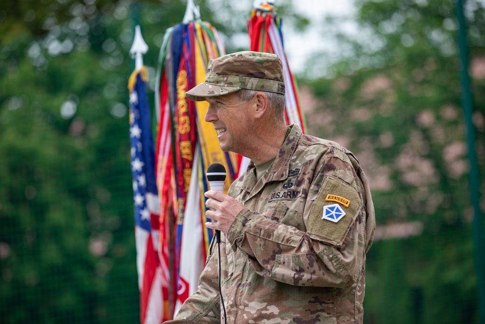 504th EMIB Cases Colors, Transfers Authority to 525th EMIB