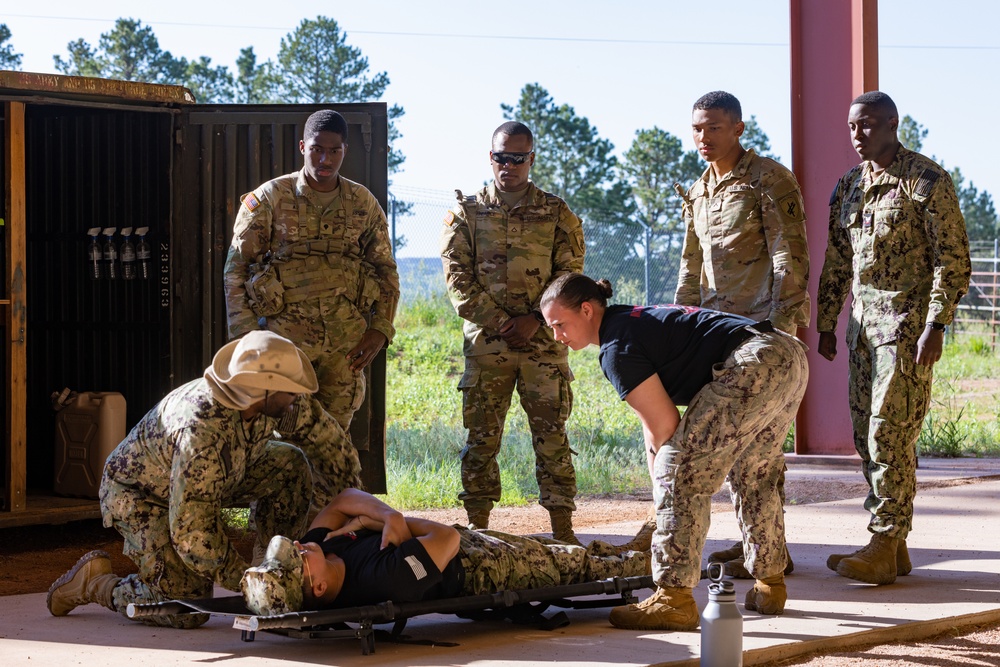 Performing Immediate Lifesaving Measures Training with 326th SDC