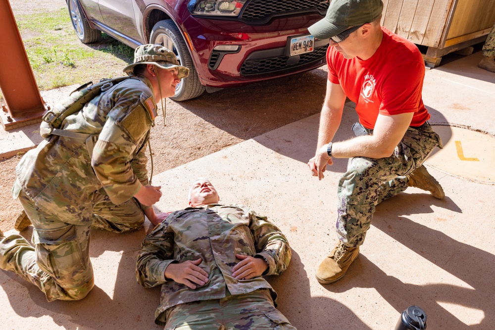 Performing Immediate Lifesaving Measures Training with 326th SDC