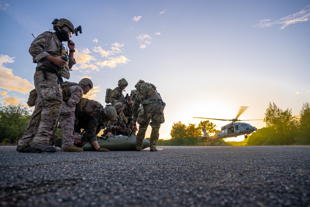 EODMU-5, Marines and Guam Police Field Training Exercise