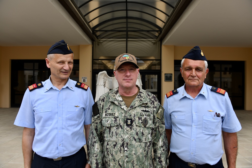 NSA Naples hosts Italian Air Force Personnel