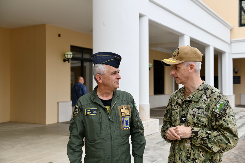 NSA Naples hosts Italian Air Force Personnel