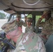 50th Regional Support Group HHC Soldiers learn to operate a Medium Tactical Vehicles during AT