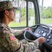 50th Regional Support Group HHC Soldiers learn to operate a Medium Tactical Vehicles during AT