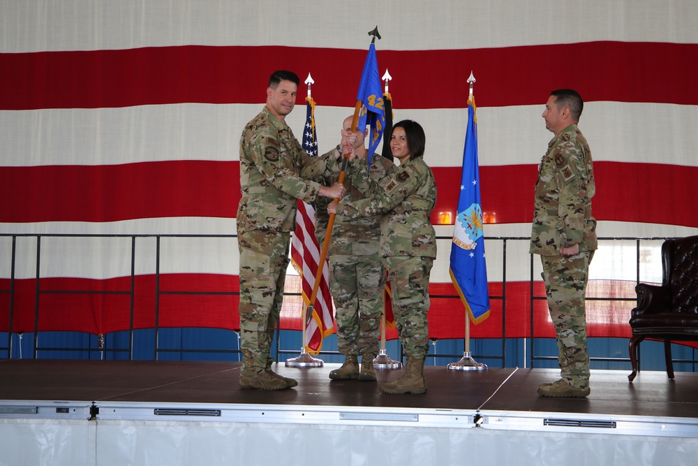 424th Air Base Squadron Change of Command