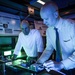 Steven Arbogast (left) and Jacob Hall conduct signal analysis at 340 GHz radio frequency.