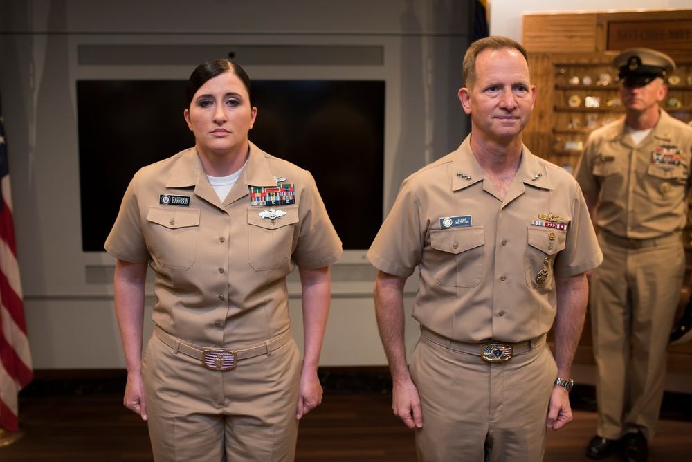 First Woman to Become Navy Master Chief Gunner's Mate