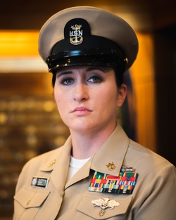 Navy Sailor Becomes First Female Master Chief Petty Officer in Gunner's Mate Rating