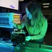 Clair Parisi measures channel impulse response at 140 GHz. AFRL is leading the area of wireless communications in underutilized parts of radio spectrum