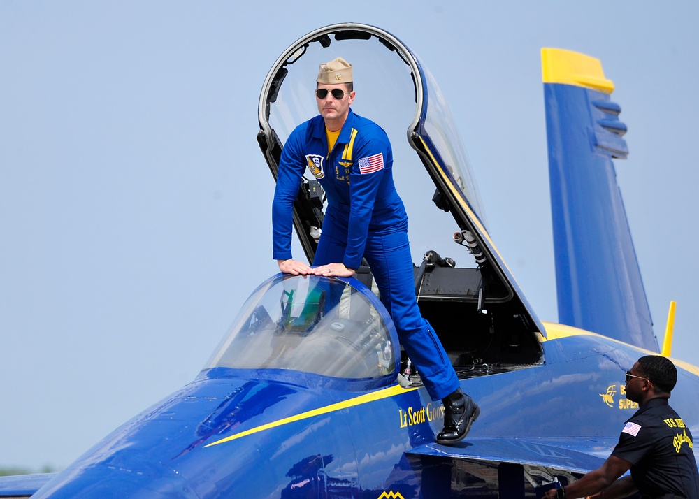 Blue Angels Perform at Scott Air Force Base Air Show
