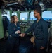 CSG-11 Commander Visits The USS Bunker Hill