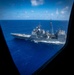 USS Bunker Hill Steams Through The Pacific