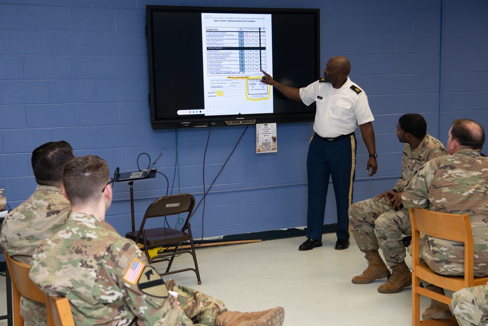 Virginia National Guard members judge annual JROTC drill competition