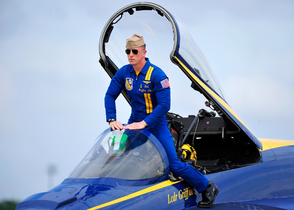 Blue Angels Perform at Scott Air Force Base Air Show