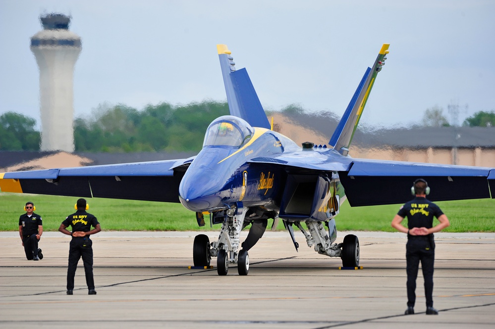 Blue Angels Perform at Scott Air Force Base Air Show