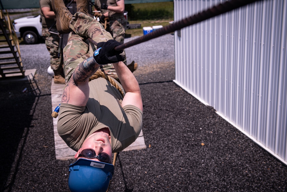 271st CBCS participate in Leadership Reaction Course