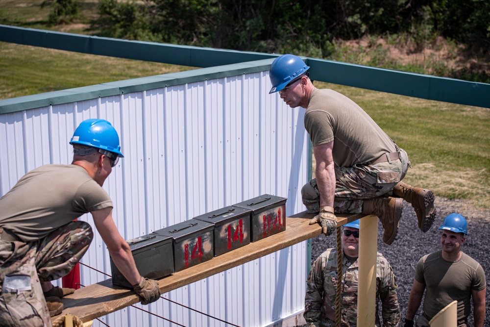271st CBCS participate in Leadership Reaction Course