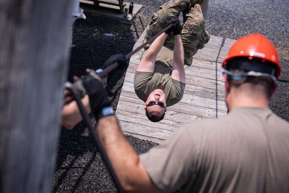 271st CBCS participate in Leadership Reaction Course