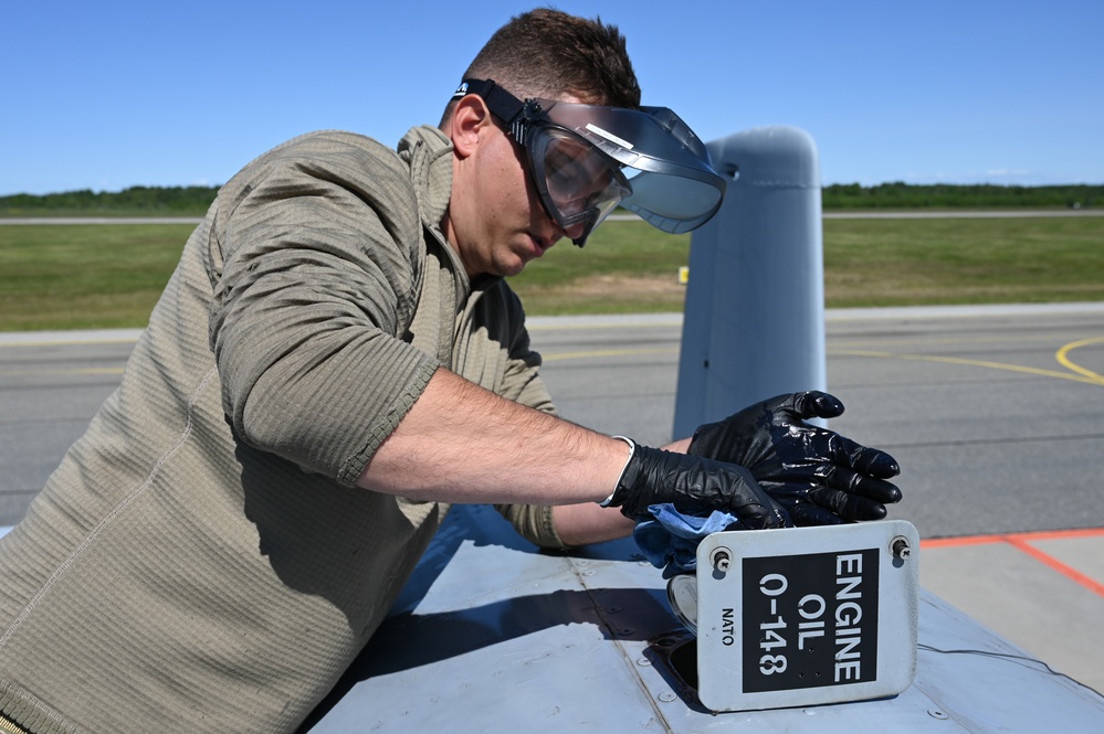 Maryland ANG conducts Air Defender flight operations