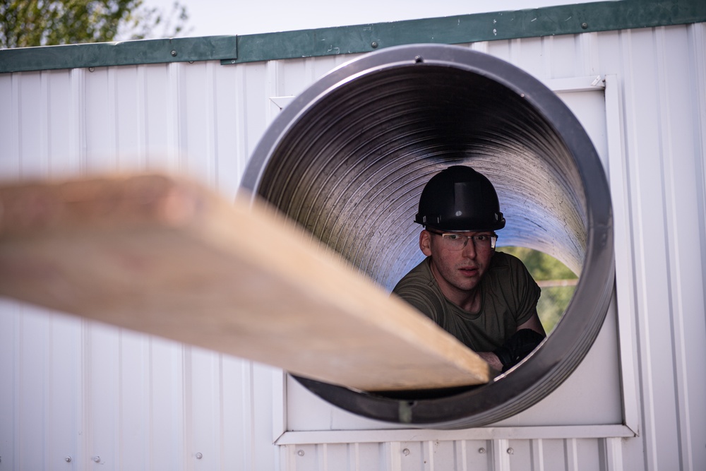 271st CBCS participate in Leadership Reaction Course