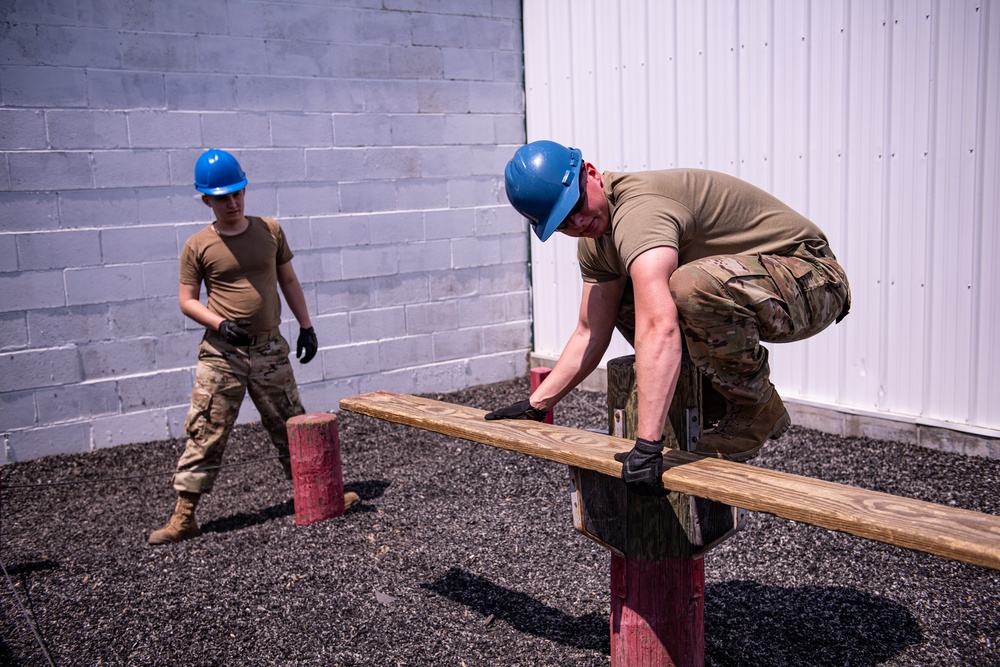 271st CBCS participate in Leadership Reaction Course