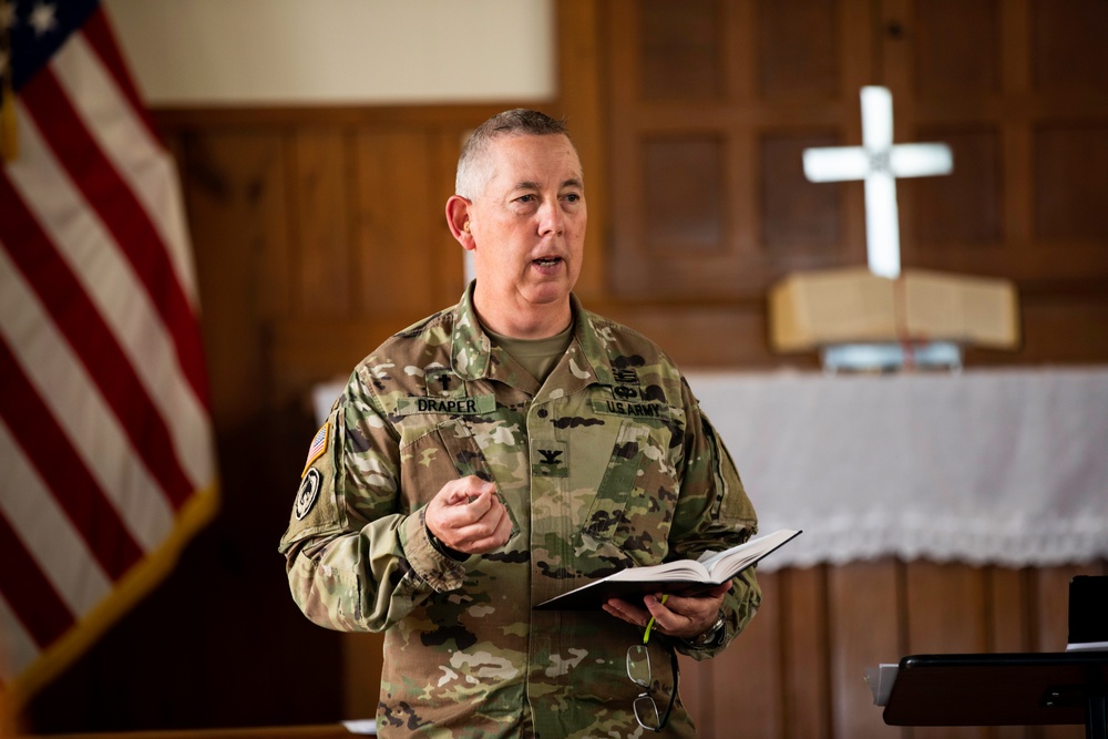Kentucky National Guard Chaplain Provides support at Cybersecurity Training Event
