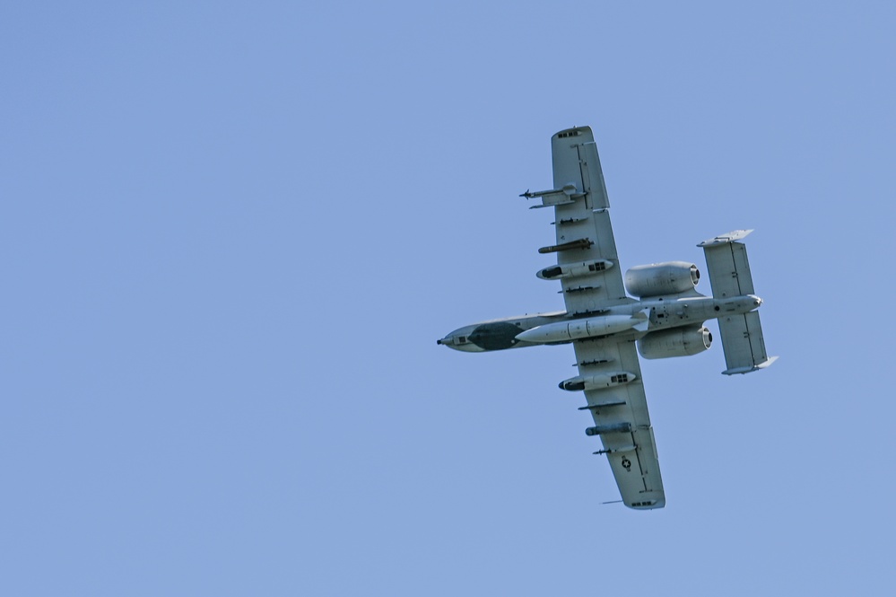 Maryland A-10s and Estonian JTACs train together during live-fire exercise