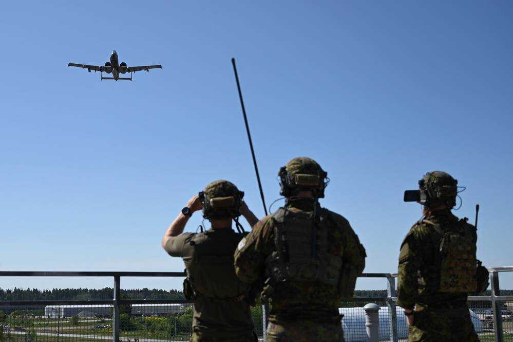 Maryland A-10s and Estonian JTACs execute Air Defender training sorties