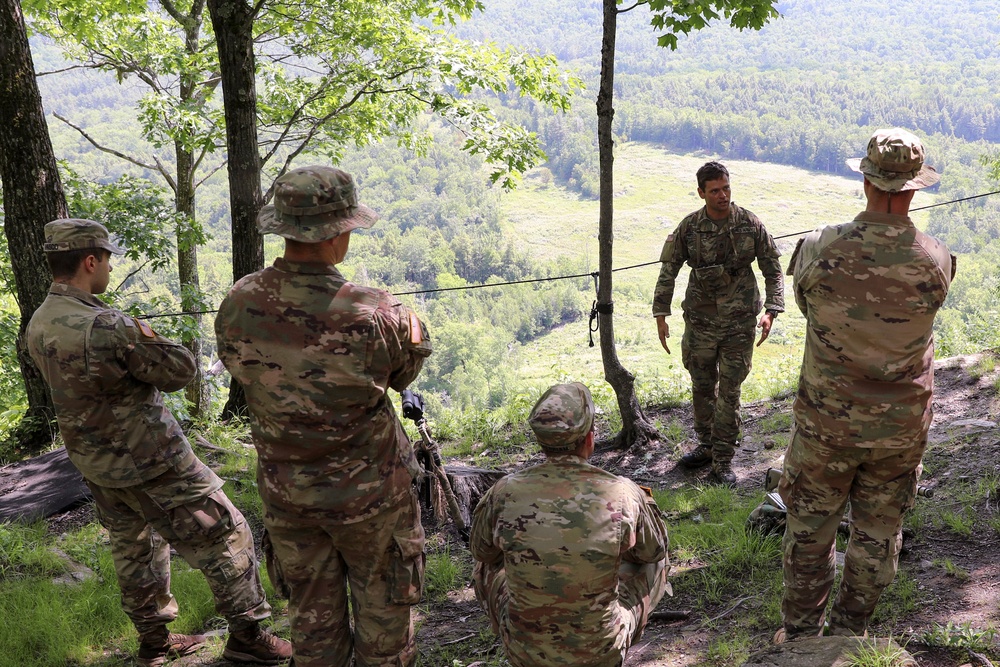 Snipers With Charlie Troop, 172nd Cavalry Regiment, Hone Their Stalking Abilities at Camp Ethan Allen Firing Range