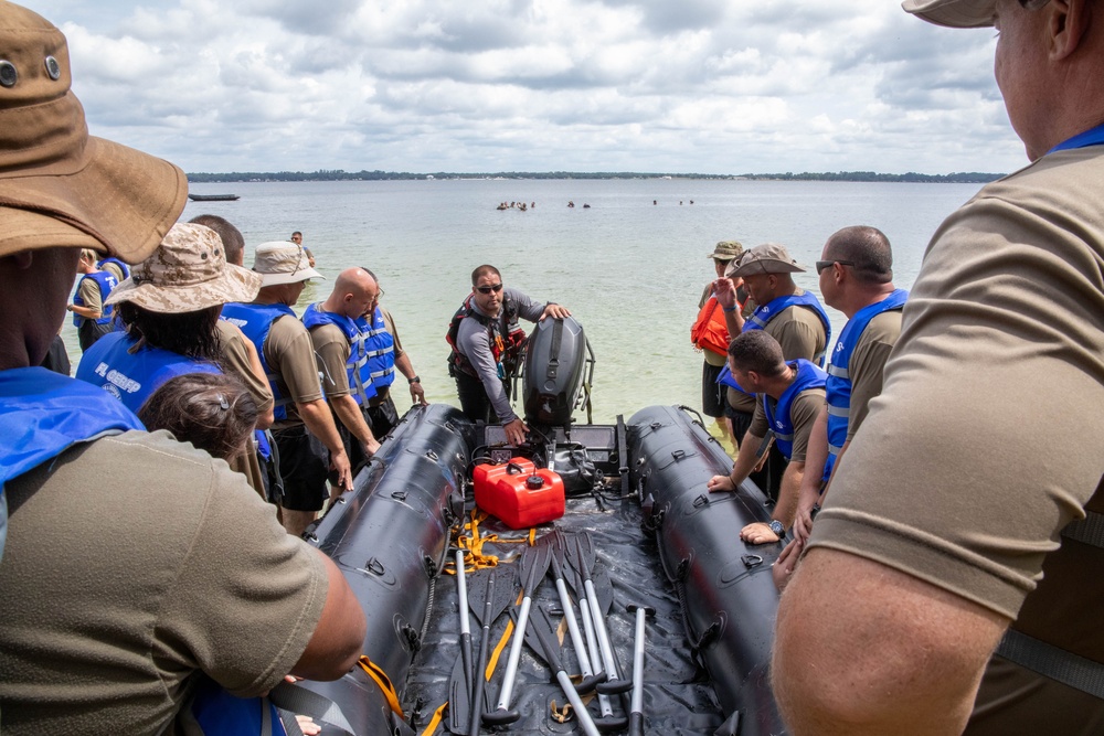 Florida National Guard Assists Florida State Guard with Water Survival Training Exercise