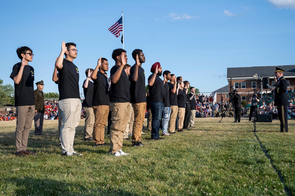 DSD Attends Twilight Tattoo on Army Birthday