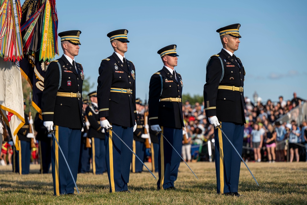 DSD Attends Twilight Tattoo on Army Birthday