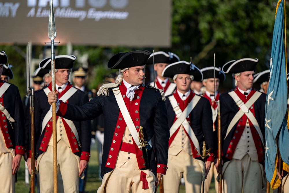 DSD Attends Twilight Tattoo on Army Birthday