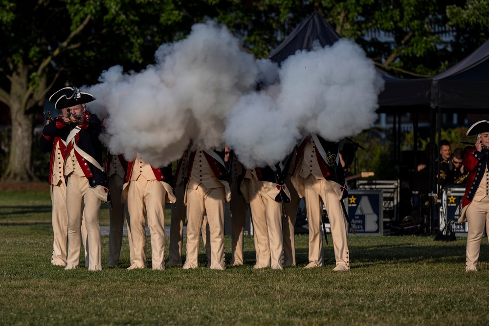 DSD Attends Twilight Tattoo on Army Birthday