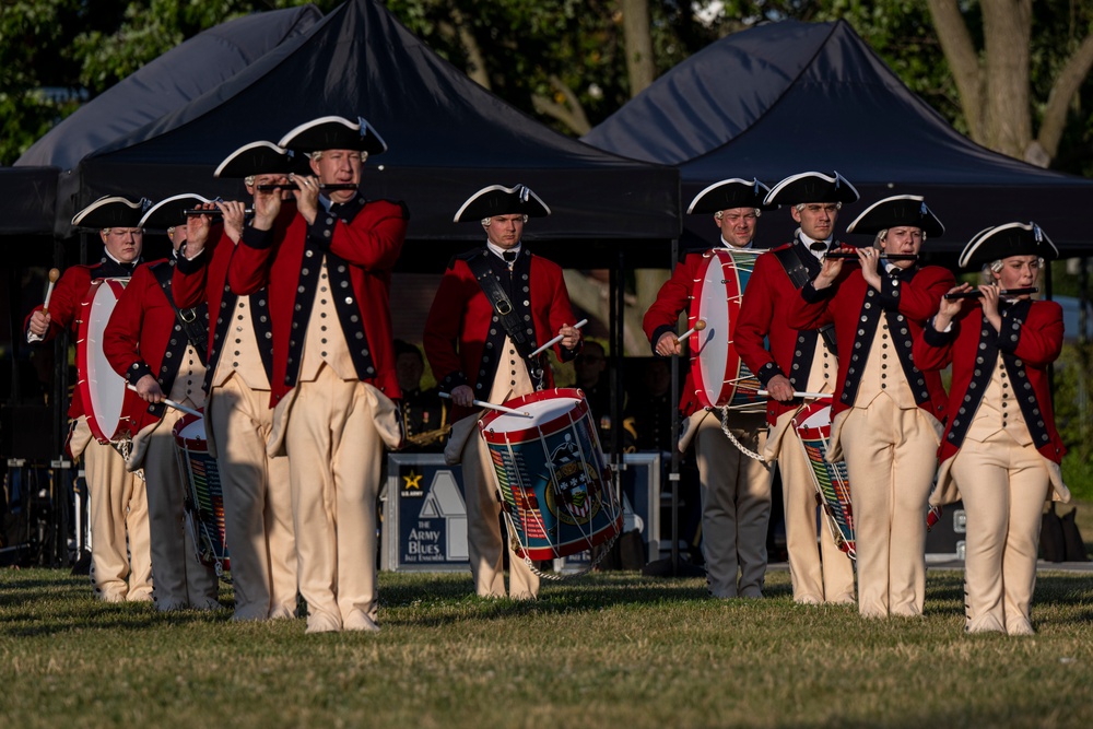 DSD Attends Twilight Tattoo on Army Birthday