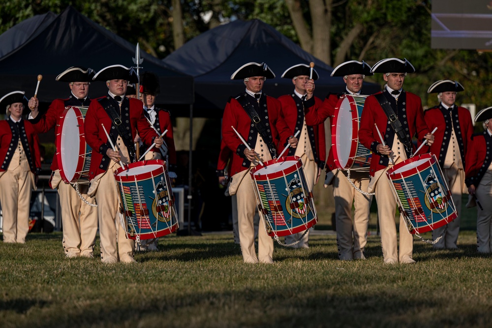 DSD Attends Twilight Tattoo on Army Birthday