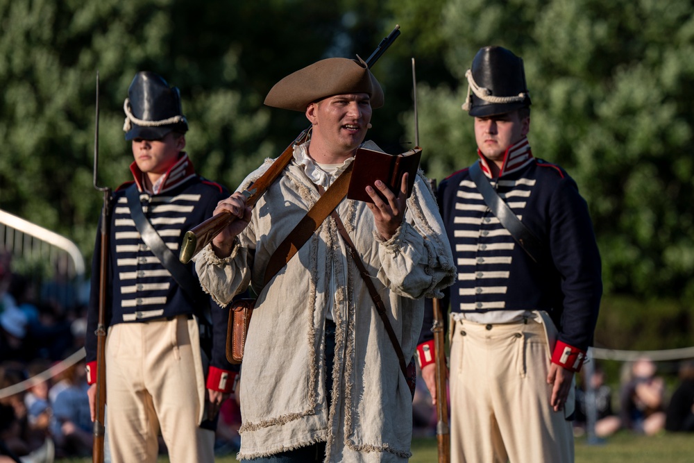 DSD Attends Twilight Tattoo on Army Birthday