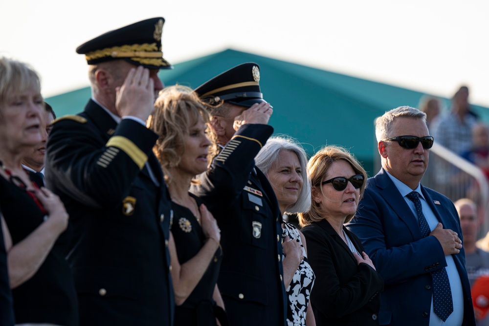 DSD Attends Twilight Tattoo on Army Birthday