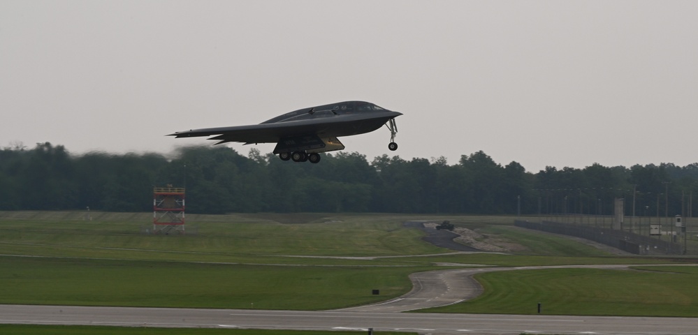 Maj. Gen. Andrew Gebara visit Whiteman AFB