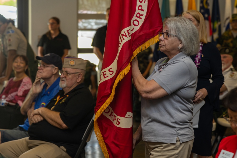 Oahu Veterans Center's National Flag Day Massing of the Colors Ceremony