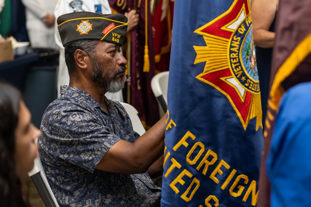 Oahu Veterans Center's National Flag Day Massing of the Colors Ceremony