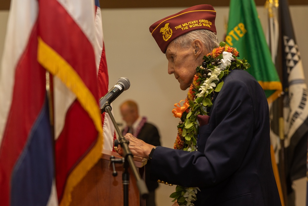 Oahu Veterans Center's National Flag Day Massing of the Colors Ceremony