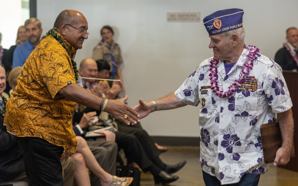 Oahu Veterans Center's National Flag Day Massing of the Colors Ceremony