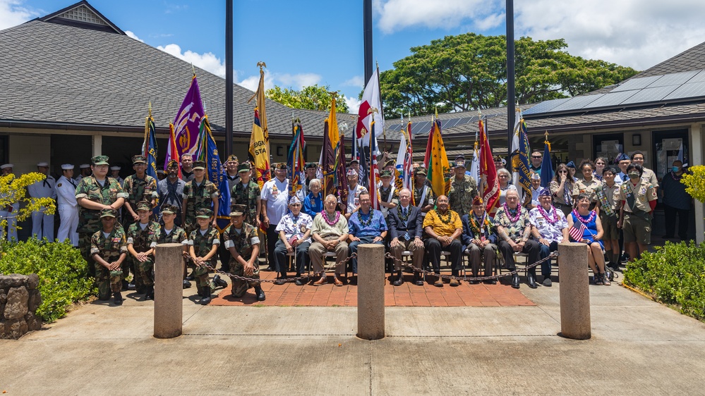 Oahu Veterans Center's National Flag Day Massing of the Colors Ceremony